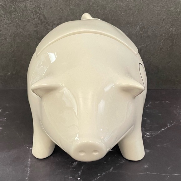 Rae Dunn OINK Pig Canister - white (from USA) - Picture 3 of 5